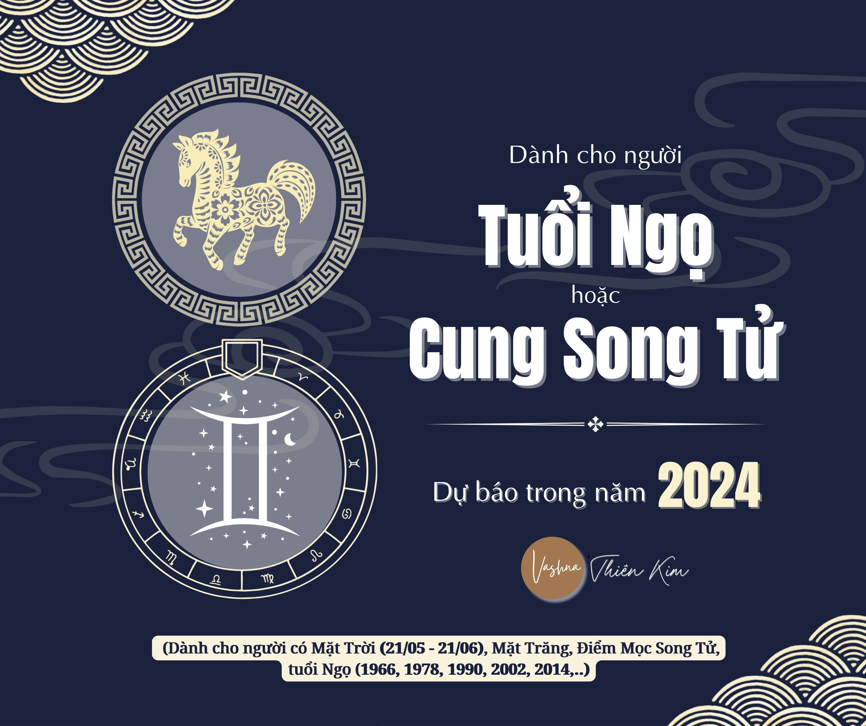 Dự báo 2024 - Tổng quan cho người cung SONG TỬ/ Tuổi NGỌ - SINH KHÍ ĐẤT TRỜI